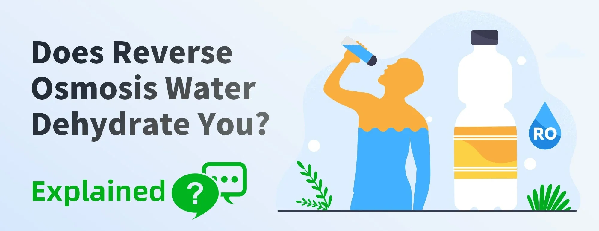 why does pure water dehydrate you