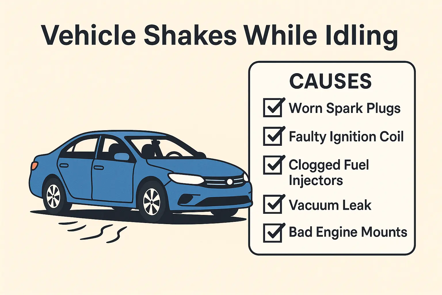 vehicle shakes while idling