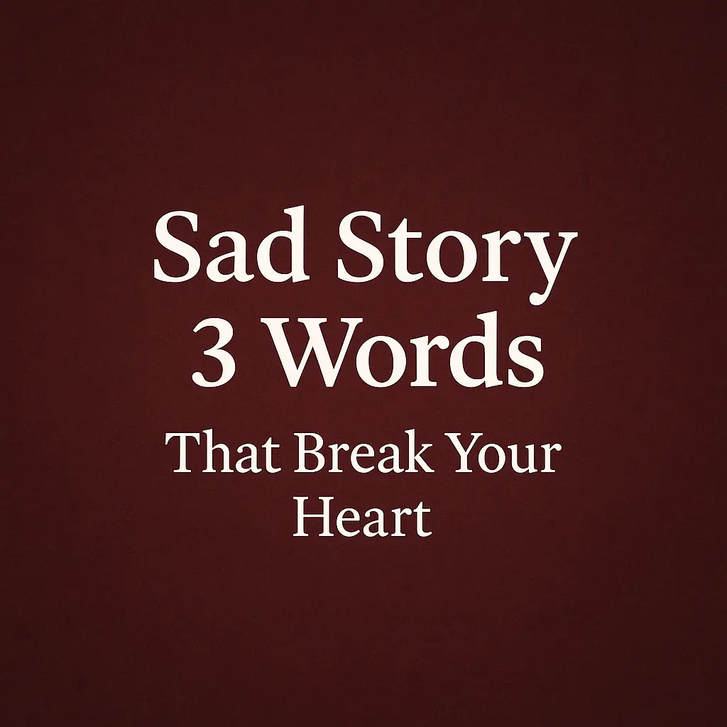 sad story 3 words