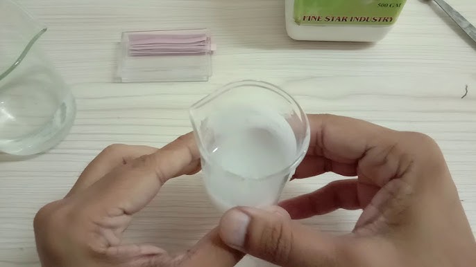 to pour water on calcium oxide