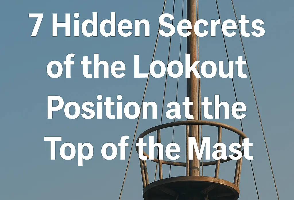 lookout position at the top of the mast