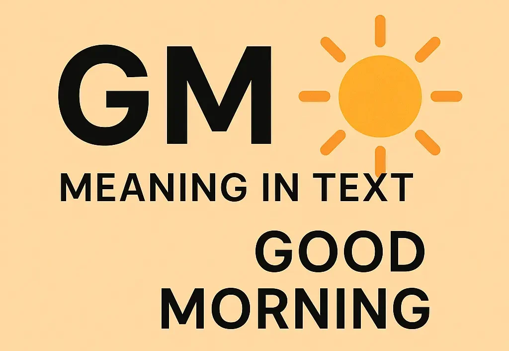 gm meaning in text