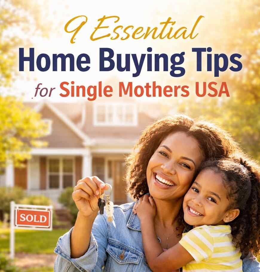 home buying tips for single mothers usa