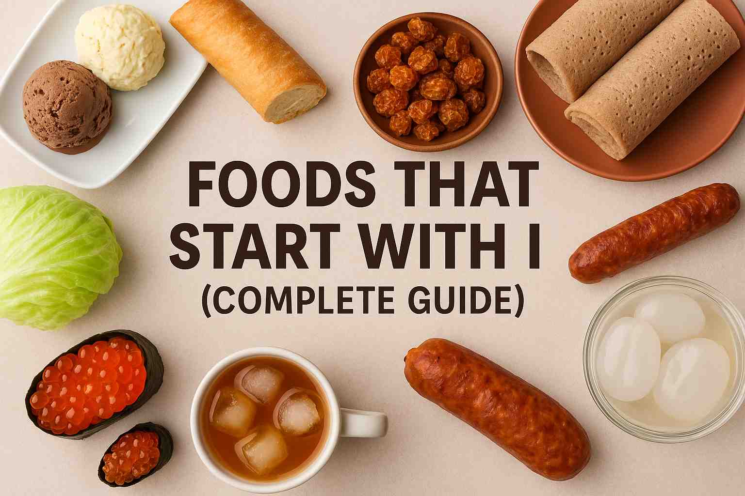 food that starts with i
