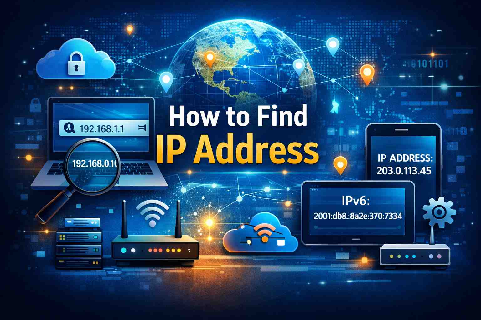 how to find ip address