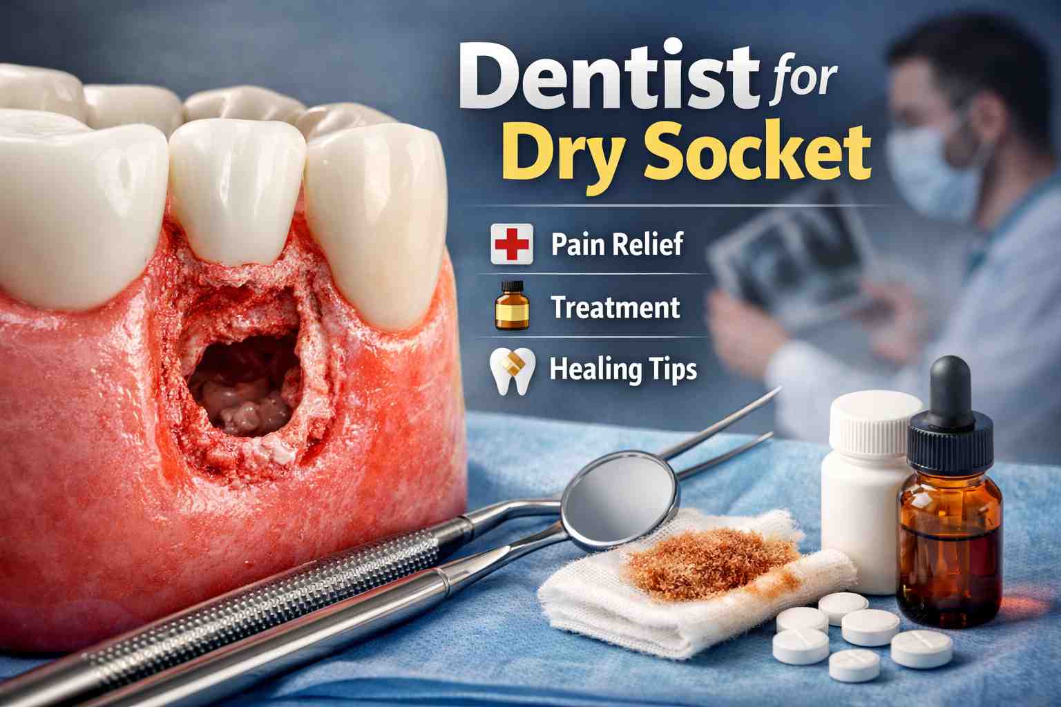 dentist for dry socket